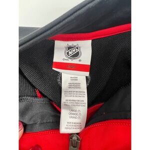 Kids NHL Chicago Blackhawks Hockey Pullover Sweatshirt Size Large 7 Red Black